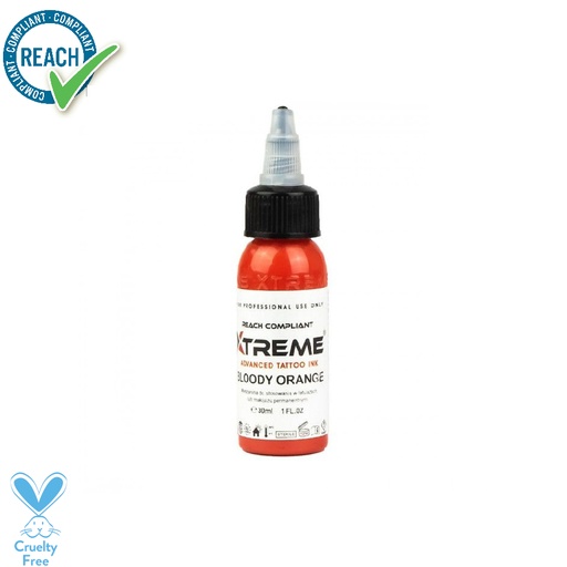 [tl_xtreme_bloody_orange] Xtreme Ink Bloody Orange - Mélange pour le tatouage encre REACH