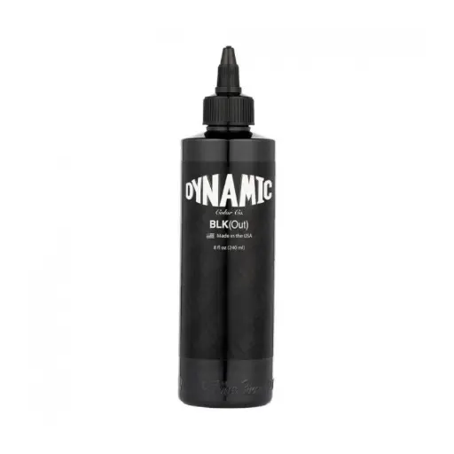 [tl_encre_dynamic_blk_out] Encre Tattoo Noir - Dynamic Blk Out - Mélange pour le tatouage encre reach noir intense 240 ml*