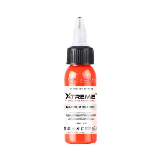 [tl_REACH_encre_xtreme_maximum_orange] Xtreme Ink Maximum Orange - Mélange pour le tatouage encre REACH
