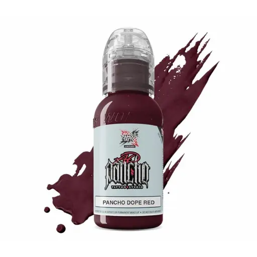 [ki_encre_world_famous_pancho_dope_red-LTPDR1-S] World famous ink limitless encre pour le tatouage REACH pancho dope red