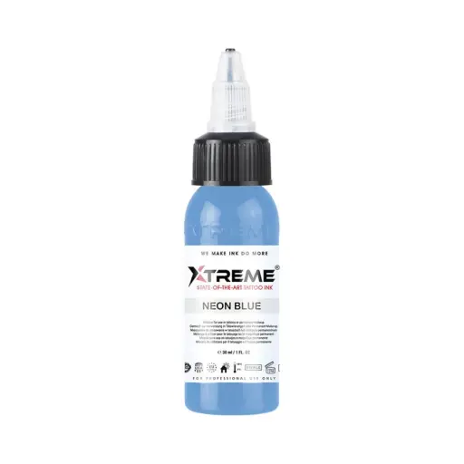 [tl_REACH_encre_xtreme_neon_blue] Xtreme Ink Neon Blue - Mélange pour le tatouage encre REACH