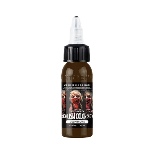 [tl_REACH_encre_xtreme_deep_brown] Xtreme Ink Ato Legaspi Deep Brown- Mélange pour le tatouage encre REACH