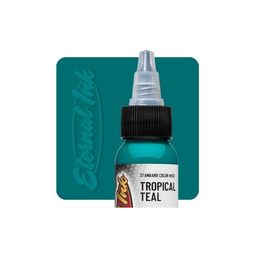 Eternal Ink Tropical Teal - Encre artistique pour entraînement tatouage NON REACH