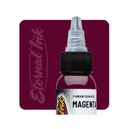 Eternal Ink Magenta - Encre artistique pour entraînement tatouage NON REACH