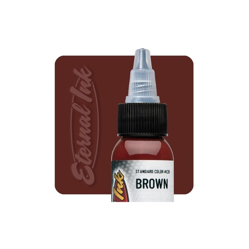 Eternal Ink Brown - Encre artistique pour entraînement tatouage NON REACH