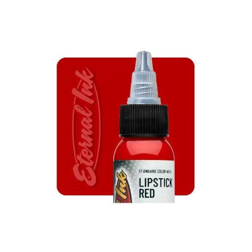 Encre Entrainement Tattoo Rouge - Eternal Ink Lipstick Red - Encre artistique pour entrainement au tatouage NON REACH* 