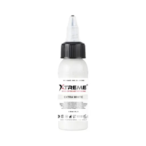 [tl_REACH_encre_xtreme_extra_white "p"] Xtreme Ink Extra White - Mélange pour le tatouage encre REACH 30ml