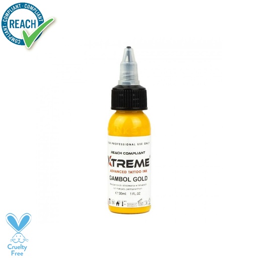 [ts_xtreme_gambol_gold] Xtreme Ink Gambol Gold - Mélange pour le tatouage encre REACH