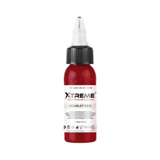 [tl_p_REACH_encre_xtreme_scarlet_red] Xtreme Ink Scarlet Red - Mélange pour le tatouage encre REACH