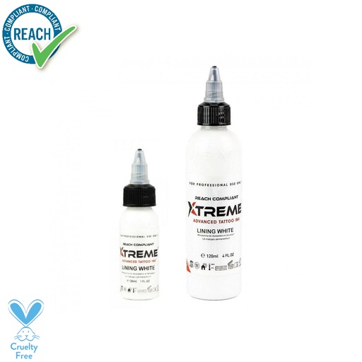 Encre Tatouage Blanche - Xtreme Ink Lining White - Mélange pour le tatouage encre reach