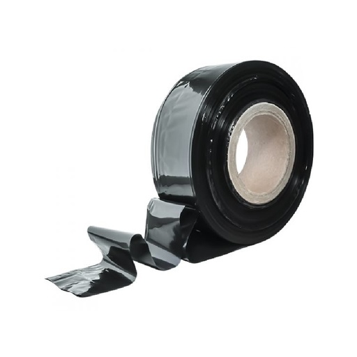 [p_rouleau_clip_cord_noir-taa005b] Protège Clip Cord - Rouleau de protection pour câble tattoo noir de 300 mètres