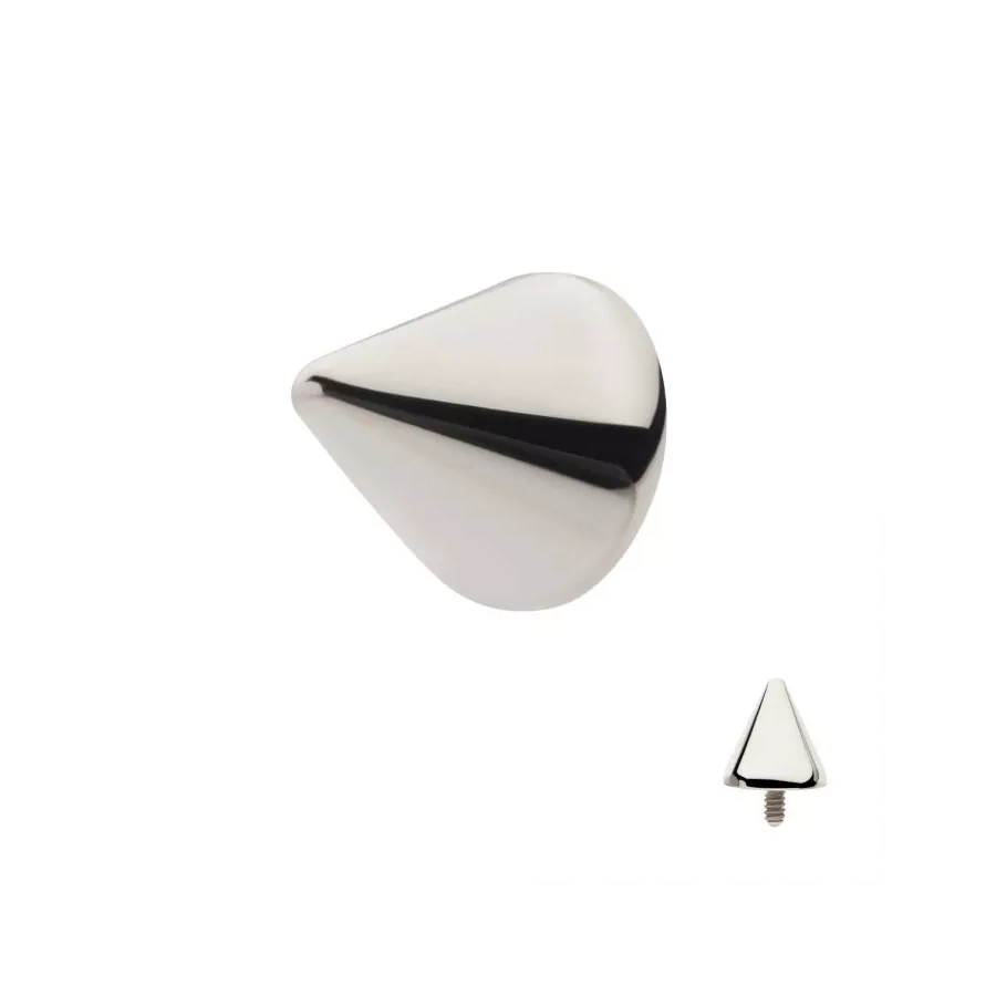 Piercing Embout - Titane F136 Gamme Invictus - Embout 3 avec pas de vis interne pointe*