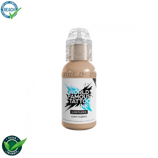 [ki_world_limitless_light_flesh_2] World famous ink limitless encre pour le tatouage REACH light flesh 2