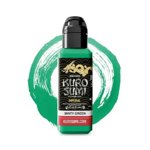 Encre Tatouage Verte - Kuro Sumi Impérial Minty Green - Mélange pour le tatouage encre reach