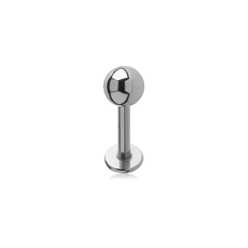Piercing Labret - Labret Stérile - Piercing en titane avec pas de vis externe et bille*