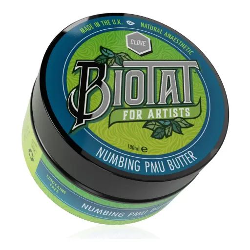 [tl_biotat_pmu_butter] Crème Pmu - Biotat Aftercare Pmu Butter - Crème de soin apaisante et anesthésiante pour maquillage permanent vegan 100 ml*