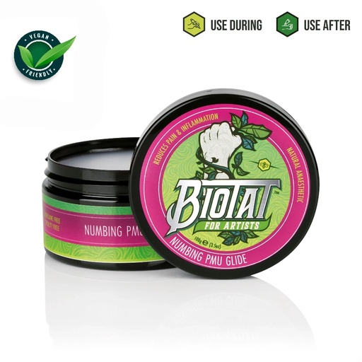 Biotat Aftercare Pmu Butter Crème Apaisante et Anesthésiante Après Tatouage Maquillage