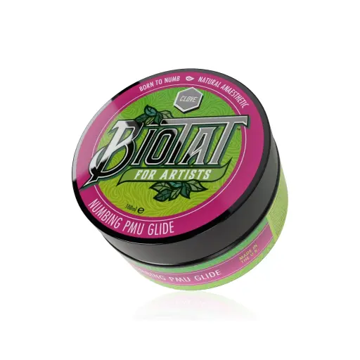 [tl_biotat_pmu_glide_rose] Biotat Tattoo Numbing Pmu Glide Beurre de Glisse pour le Maquillage Permanent Apaisant et Anesthésiant