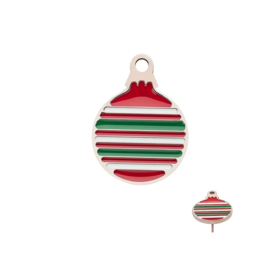 [iv_em_th_16-TITLSXMAS17] Piercing Embout - Titane F136 Gamme Invictus - Embout 16 sans filetage threadless boule de noël