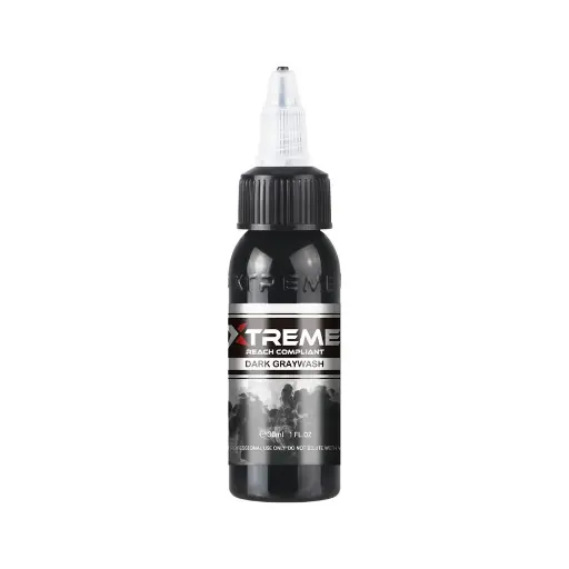 Encre Graywash Tattoo - Xtreme Ink Dark Greywash - Mélange pour le tatouage encre REACH