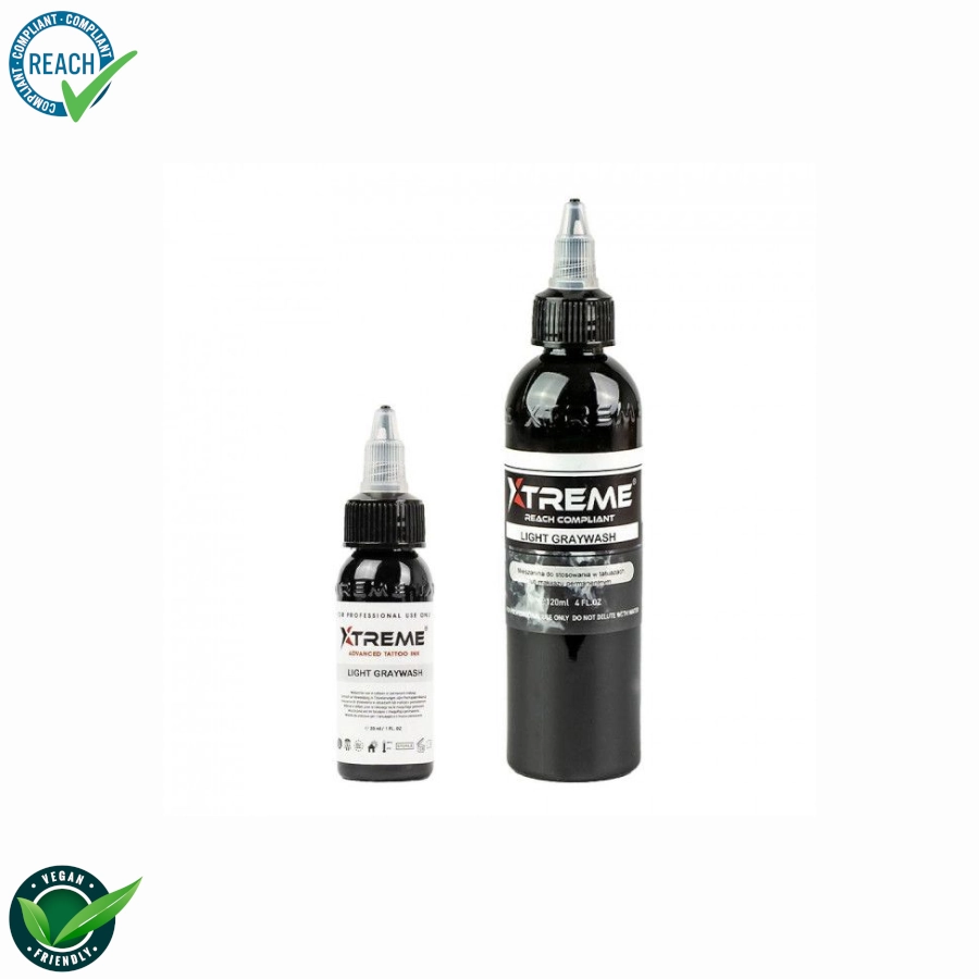 Encre Graywash Tattoo - Xtreme Ink Light Greywash - Mélange pour le tatouage encre REACH