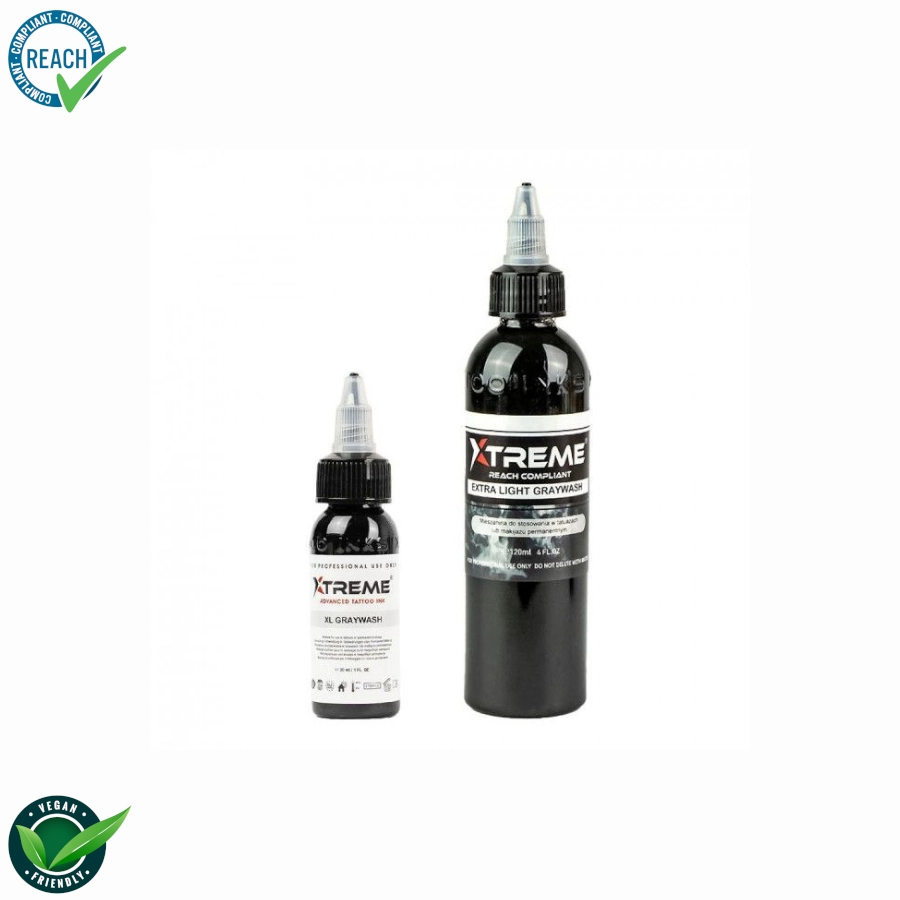 Encre Graywash Tattoo - Xtreme Ink Extra Light Greywash - Mélange pour le tatouage encre REACH