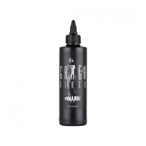 [tl_REACH_encre_dynamic_ganga_black] Encre Tattoo Noir - Dynamic ink Ganga Black - Mélange pour le tatouage encre reach 240 ml*