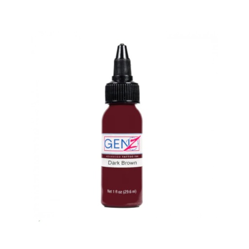 [b_gen_z_dark_brown] Intenze Ink Gen-Z Dark Brown - Mélange pour le tatouage encre REACH