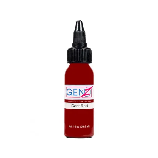[b_REACH_encre_intenze_dark_red-801510] Encre Tattoo Rouge - Intenze Ink Gen-Z Dark Red - Mélange pour le tatouage encre reach 30 ml*