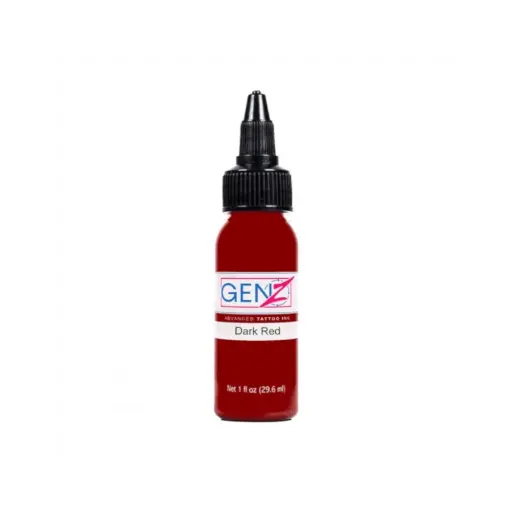 [b_REACH_encre_intenze_dark_red-801510] Encre Tattoo Rouge - Intenze Ink Gen-Z Dark Red - Mélange pour le tatouage encre reach 30 ml