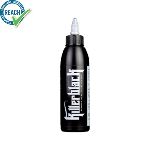 [dv_killerblack_powerful_black] Killer Black Tattoo Ink Powerfull Black - Mélange pour le tatouage encre REACH 150ml