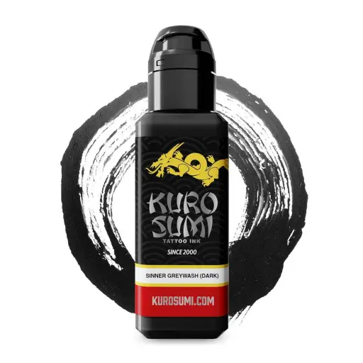 [ki_REACH_encre_kuro_sinner_greywash-IMZPSN1.5-S] Encre Tatouage Noire - Kuro Sumi Impérial Zhang Po Sinner Greywash - Mélange pour le tatouage encre reach 44 ml*