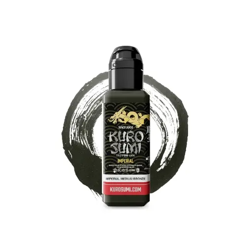 Kuro Sumi Impérial Tattoo Ink Medium Bronze - Mélange pour le tatouage encre REACH