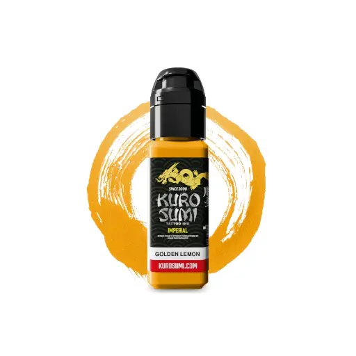 Encre Kuro Sumi Golden Lemon - Mélange pour le tatouage encre REACH