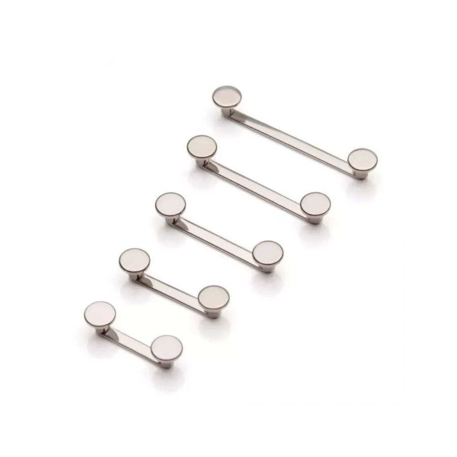 Piercing Barre Implant - Barbell de surface flatbar en titane f136 avec disque plat 4mm