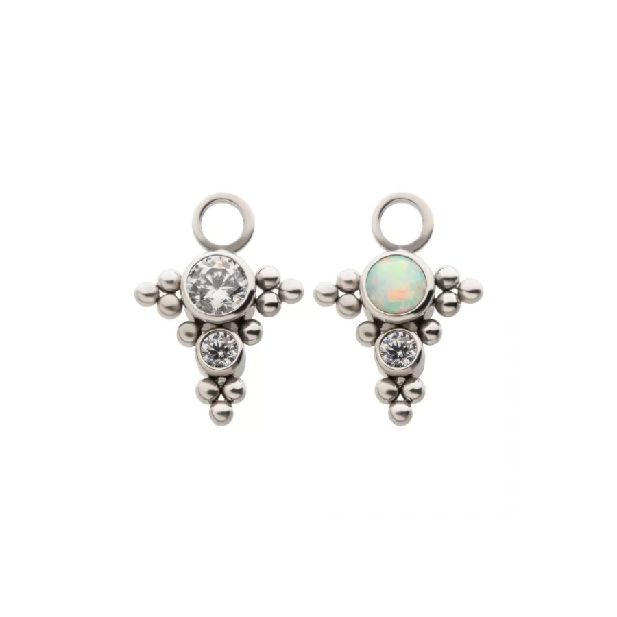 Invictus Charm 01 Titane F136 - Accessoire pour anneau de piercing