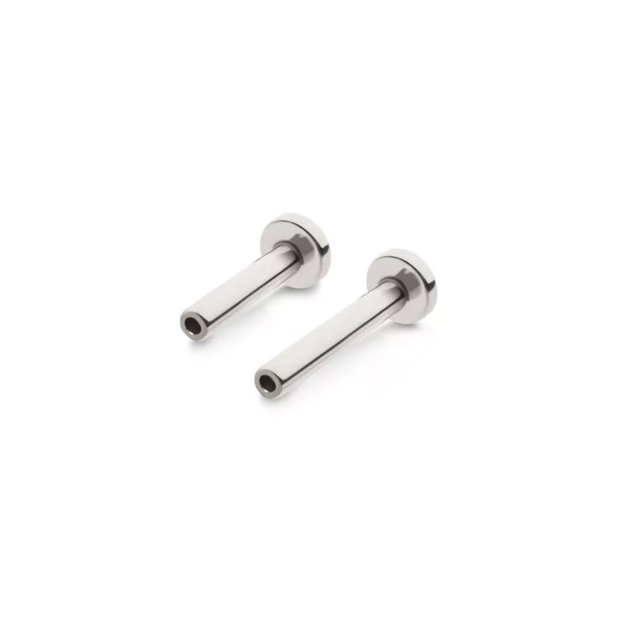 Piercing Labret Threadless Invictus - Piercing labret titane f136 diamètre 0.8 mm disque 2.5 mm sans embout