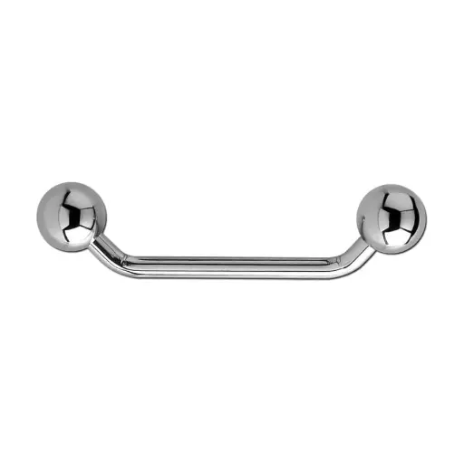 Piercing Surface - Flatbar Titane Stérile Gamme Itc - Barbell barre implant agrafe à 45° avec bille*