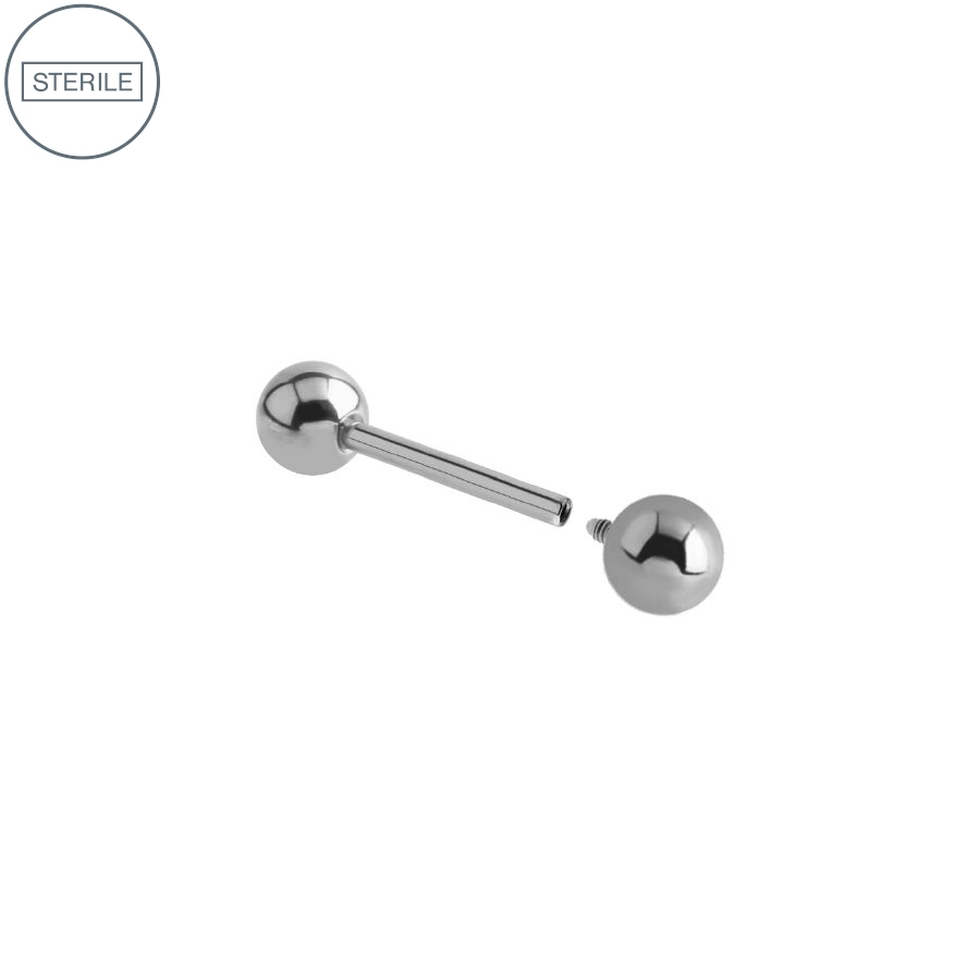 Piercing Barbell Interne Sterile - Piercing en titane sterile avec bille