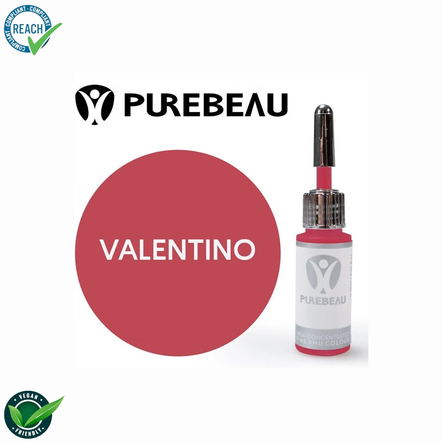 Encre Pmu Rose - Purebeau Valentino - Mélange pour maquillage permanent stérile