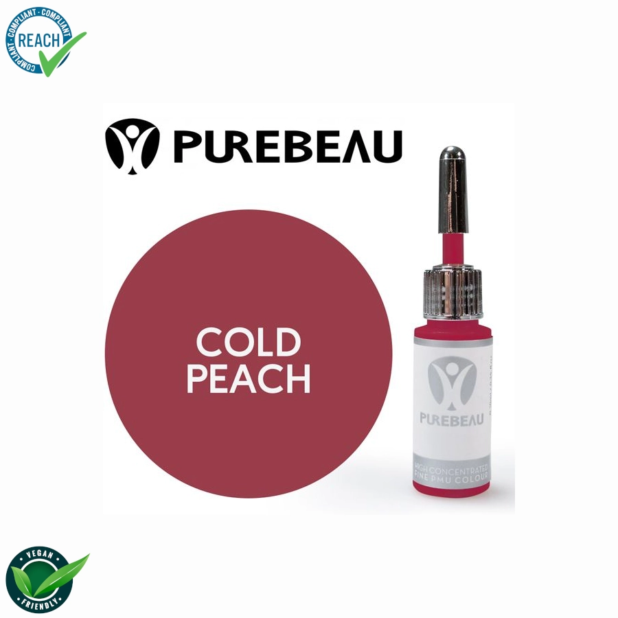 Encre Pmu Violette - Purebeau Cold Peach - Mélange pour maquillage permanent stérile