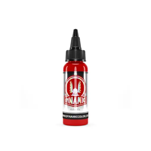 Encre Tatouage Rouge - Viking By Dynamic Scarlet Red - Melange pour le tatouage encre REACH