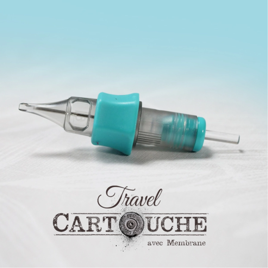 Cartouche Tattoo Travel - Round Shader Long Taper - Boite de 20 cartouches pour le tatouage