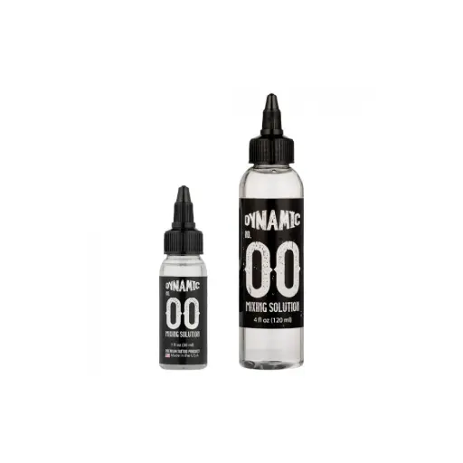 Dilution Tattoo - Dynamic Ink Mixing Solution 00 - Diluant d'encre artistique pour entraînement tatouage NON REACH