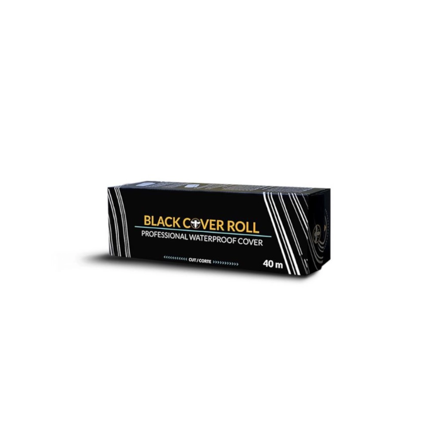 [h_black_cover_roll] Film Protection Tattoo - Hornet black cover roll rouleau de film etirable noir pour mobilier tatoueur et pierceur