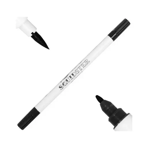Feutre Tattoo Piercing - Squidster Stérile - Marqueur pour tatouage et piercing double pointe avec réglette (2 coloris)*