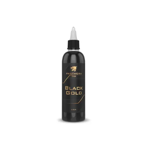 Encre Noir Polyvalente - Panthera Ink Black gold - Mélange pour le tatouage encre REACH