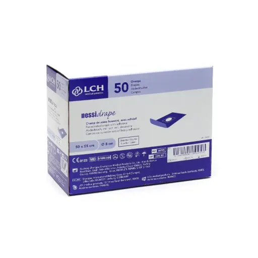 [p_champs_lch_nessi_drape_fenestre-EUG12] HARTMANN - 50 CHAMPS DE PROTECTION 40 x 40 CM x50pcs