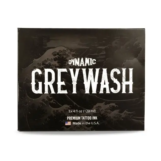 Encre Dynamic Tattoo - Dynamic Ink Grey Wash - Encre artistique pour entraînement tatouage NON REACH