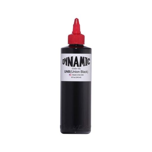 Encre Tattoo Noir - Dynamic ink Union Black - Mélange pour le tatouage et maquillage permanent encre REACH